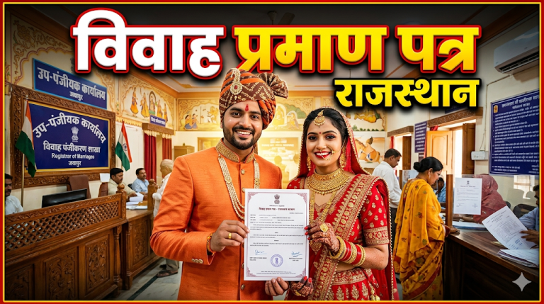 Apply for a marriage certificate in Rajasthan with this complete step-by-step guide. Learn documents required, fees, online & offline process, and avoid common mistakes.